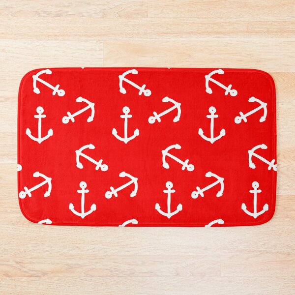 Item preview, Nautical Anchors Anchor Pattern Vintage Retro Red designed and sold by funnytshirtemp.