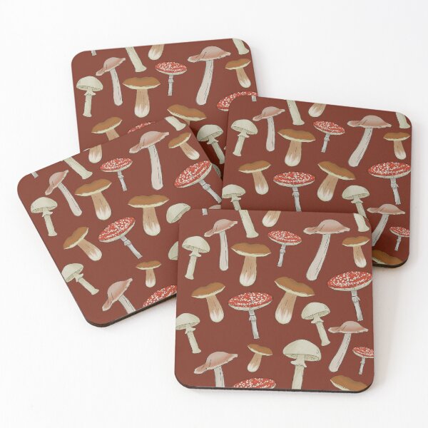 Item preview, Autumn mushrooms  designed and sold by Nicole Adams.