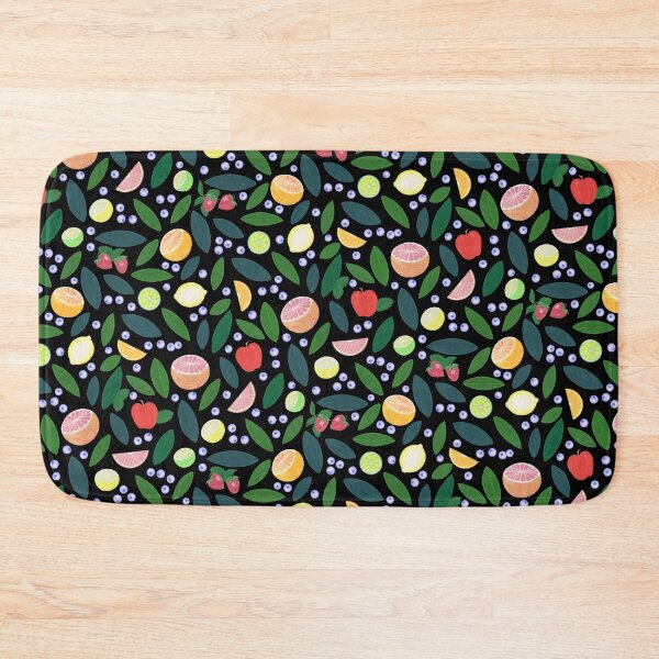 Item preview, Mixed Fruit with Grapefruit, Blueberries, Lemons, Limes, Apples, and Leaves designed and sold by IridescentSea.
