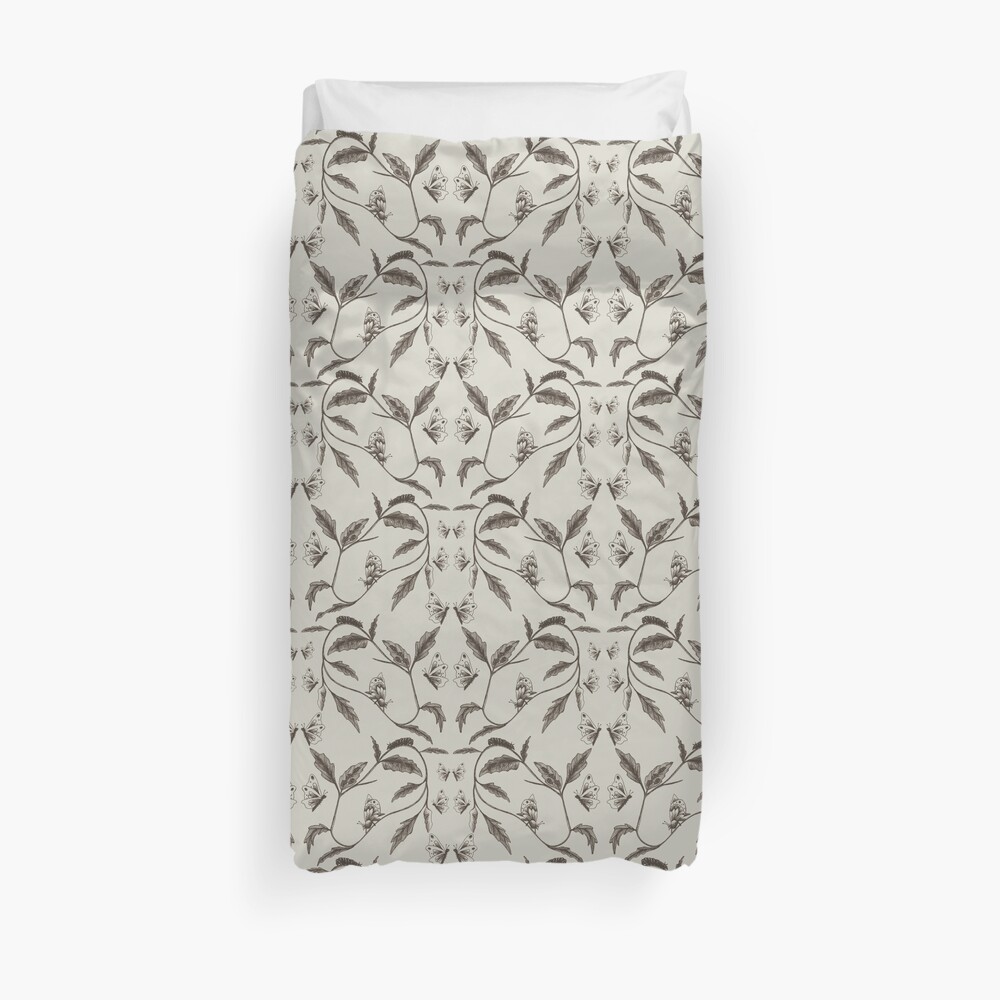 Life-Cycle of a Butterfly Duvet Cover