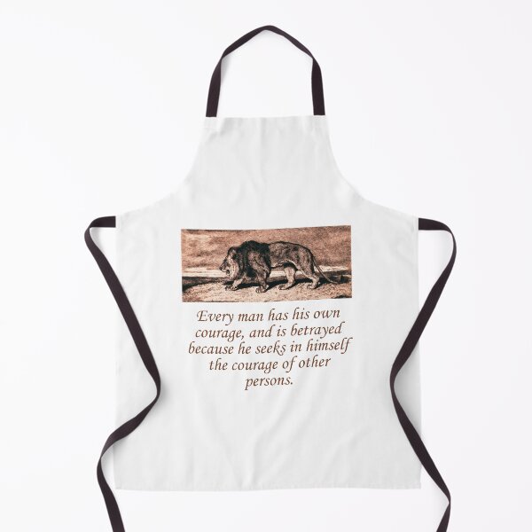 Item preview, Every Man Has His Own Courage designed and sold by CrankyOldDude.