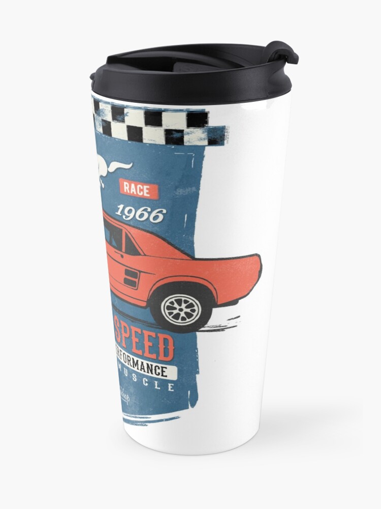 Alternative Ansicht von Ford Mustang - King Of Speed Thermobecher