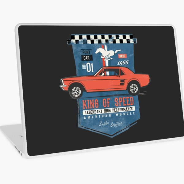 Ford Mustang - King of Speed Laptop Skin
