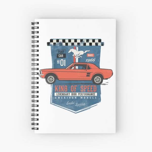 Ford Mustang - King of Speed Spiral Notebook