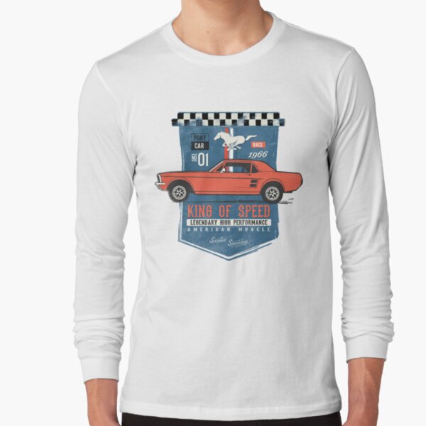 Ford Mustang - King of Speed Long Sleeve T-Shirt