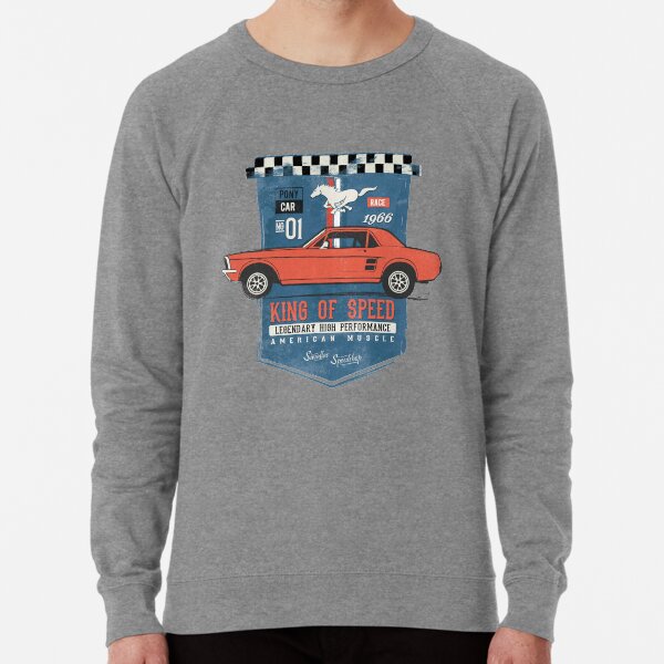 Ford Mustang - King of Speed Lightweight Sweatshirt