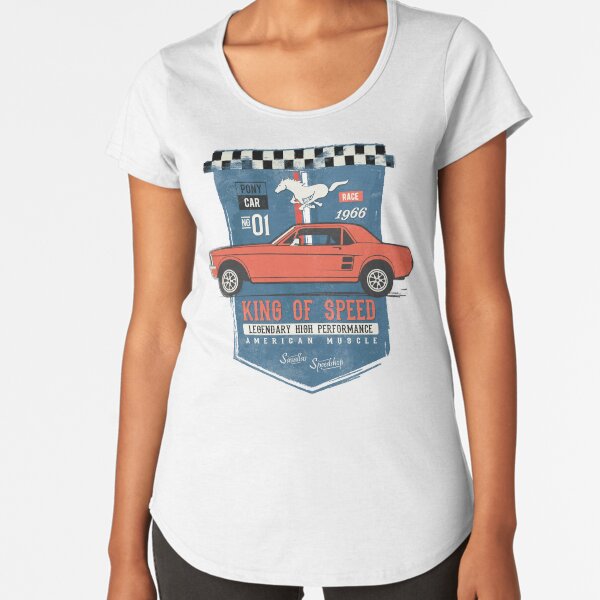 Ford Mustang - King of Speed Premium Scoop T-Shirt