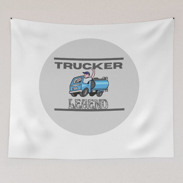 Item preview, Husband Dad Trucker Legend - Family/couple designed and sold by zeddy-store.