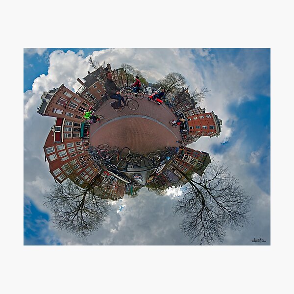 Bridge over Prinsengracht (at Prinsenstraat), Amsterdam Photographic Print