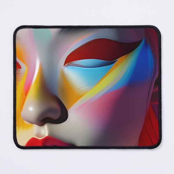 Item preview, Vibrant Abstract Portrait of a Woman designed and sold by artmanikin.