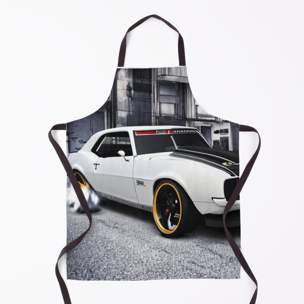 Item preview, Retro 69 Camaro-White burnout designed and sold by nakedlunch02.