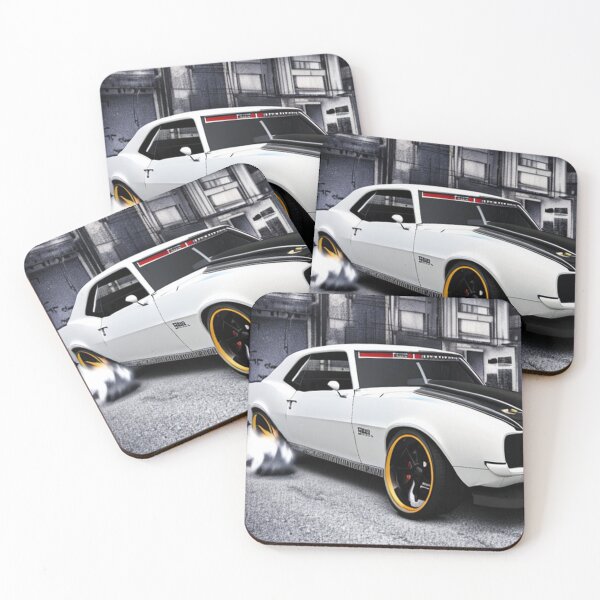 Item preview, Retro 69 Camaro-White burnout designed and sold by nakedlunch02.
