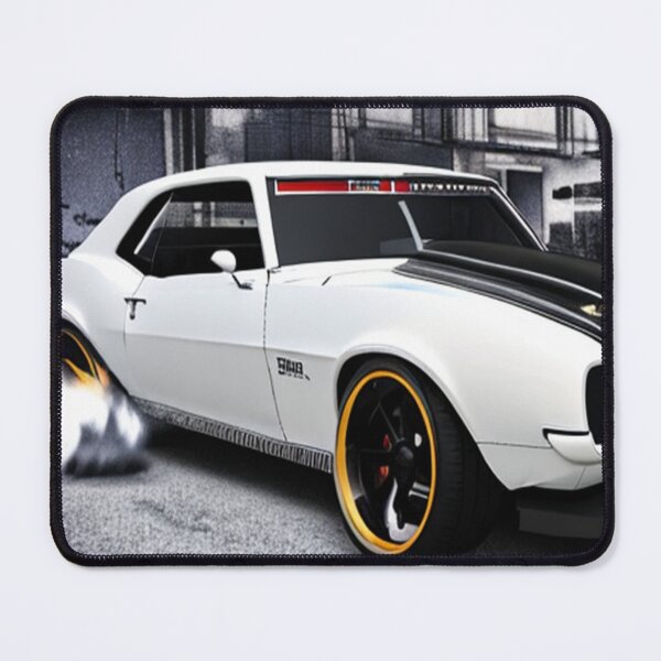Item preview, Retro 69 Camaro-White burnout designed and sold by nakedlunch02.