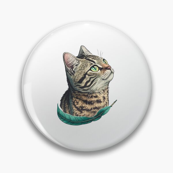 Item preview, Mackerel Tabby Cat designed and sold by MichellesMedArt.