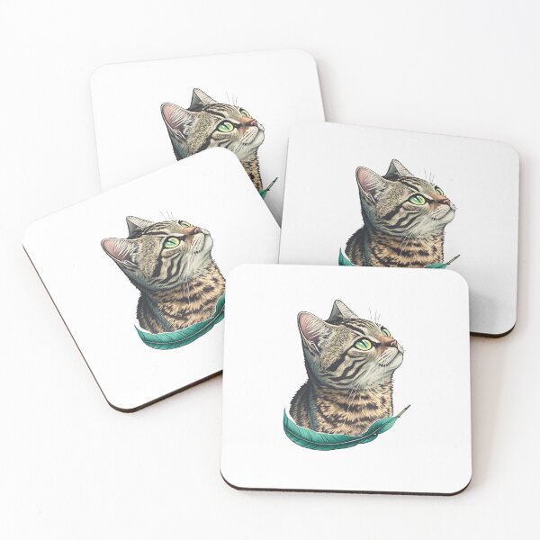 Item preview, Mackerel Tabby Cat designed and sold by MichellesMedArt.