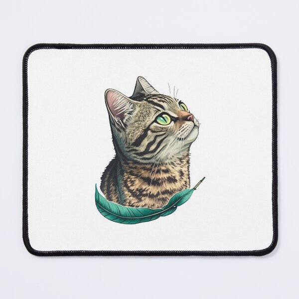 Item preview, Mackerel Tabby Cat designed and sold by MichellesMedArt.