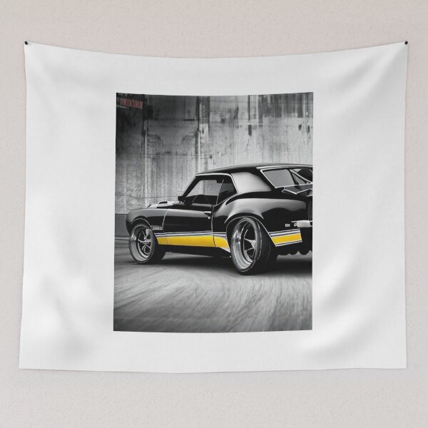 Item preview, Reto 69 Camaro- Black & Yellow designed and sold by nakedlunch02.