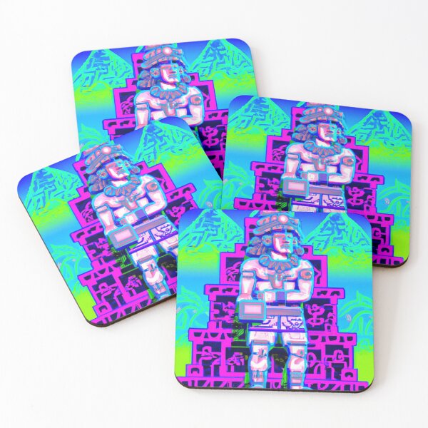 Item preview, Taino God Yuchau, Yuchaiin a vaporwave style designed and sold by CieloLeonDesign.