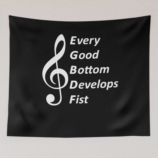 Item preview, EGBDF Every good bottom deserves fist  designed and sold by T FLAIRN ⭐⭐⭐⭐⭐.
