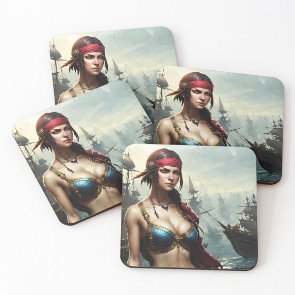 Item preview, Pirate swashbuckler fantasy art, digital art, AI generated designed and sold by Midnight-Hour.