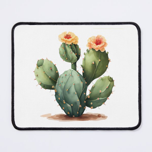 Item preview, Opuntia Oasis: A Cactus in Watercolor designed and sold by AdaRecordShop.
