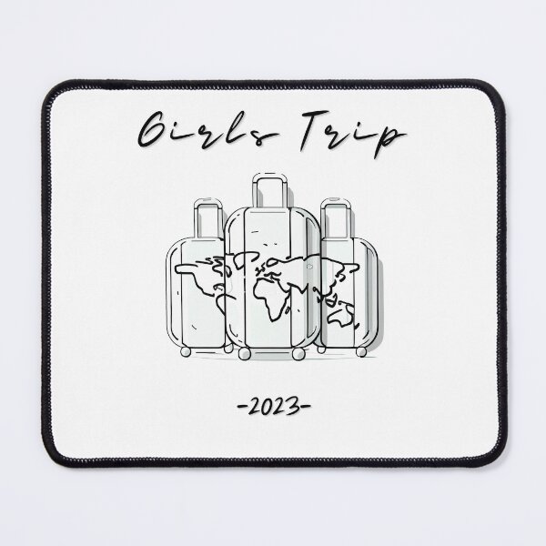 Item preview, Girls Trip 2023 - Suitcases graphic symbolizing girls travel, minimalist, stylish and classic (2) designed and sold by TourDePassion.