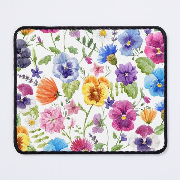 Item preview, Watercolor Mixed Garden Spring and Summer Flowers  designed and sold by silviaol.