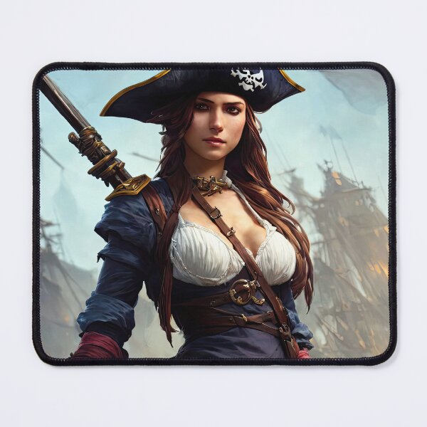 Item preview, Pirate swashbuckler fantasy art, digital art, AI generated designed and sold by Midnight-Hour.