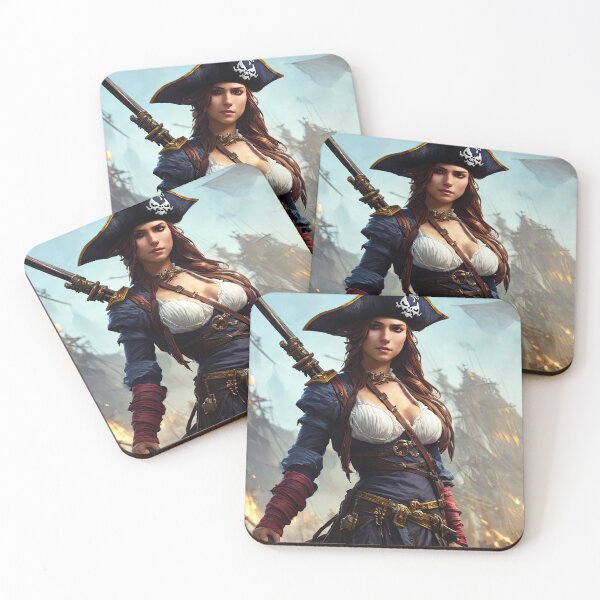 Item preview, Pirate swashbuckler fantasy art, digital art, AI generated designed and sold by Midnight-Hour.