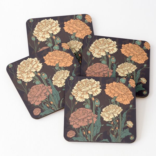 Item preview, Carnation flower, dianthus or clove pink designed and sold by SamJanner.