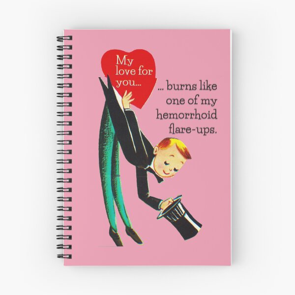 Item preview, My Love Burns Retro Valentine designed and sold by spookyhobbit.