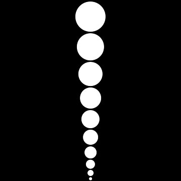 Artwork thumbnail, 60's Retro Mod Minimal Dots in Black and White by MellowCat