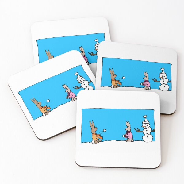Item preview, January with Rabbits designed and sold by LangTime Studio.
