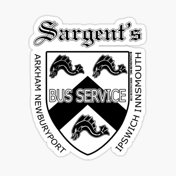 Item preview, Sargent's Bus Service - Arkham - Newburyport - Ipswich - Innsmouth designed and sold by Chaosium.