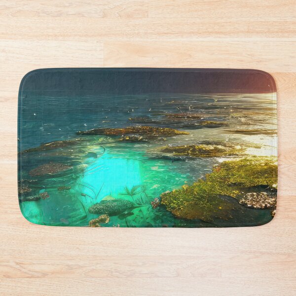 Item preview, Digital art of a pond by a lake designed and sold by Midnight-Hour.