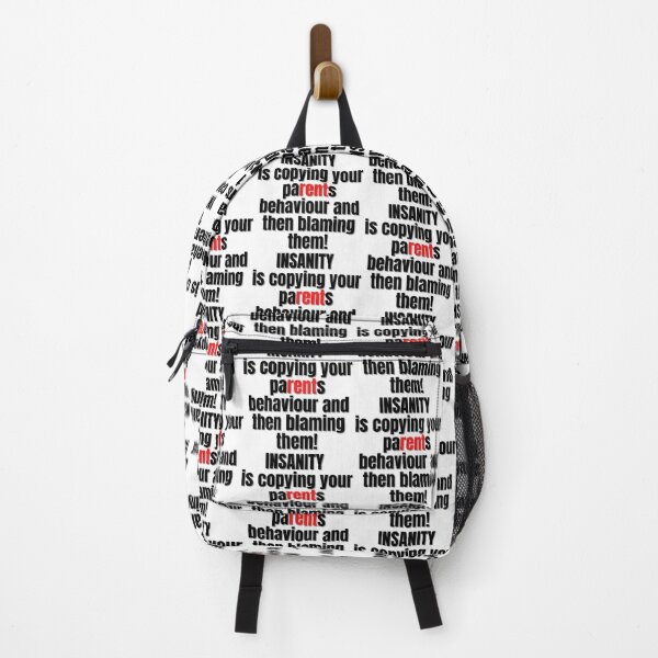 Item preview, INSANITY is copying your parents behaviour and then blaming them! designed and sold by Finds.