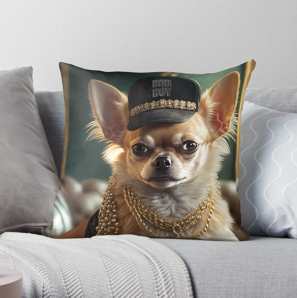 Chihuahua throw outlet pillows