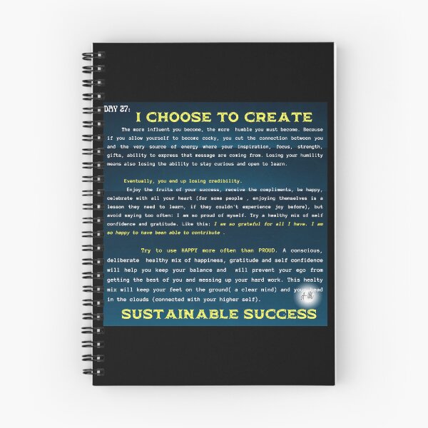 Item preview, Day 27 of the year: I choose to create sustainable success designed and sold by BuddyBoots.