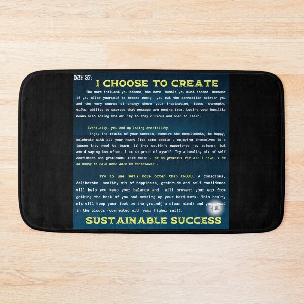 Item preview, Day 27 of the year: I choose to create sustainable success designed and sold by BuddyBoots.