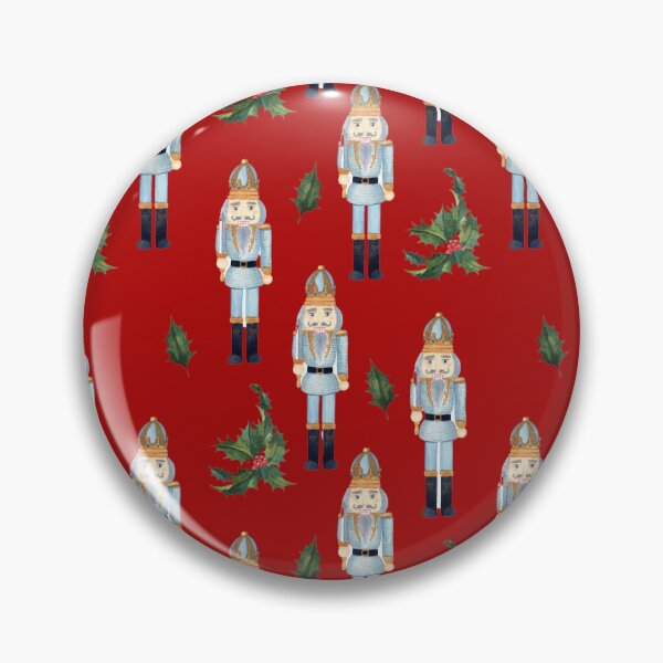 Item preview, Vintage Christmas Blue Nutcrackers on Red designed and sold by silviaol.