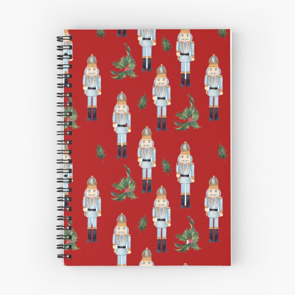 Item preview, Vintage Christmas Blue Nutcrackers on Red designed and sold by silviaol.