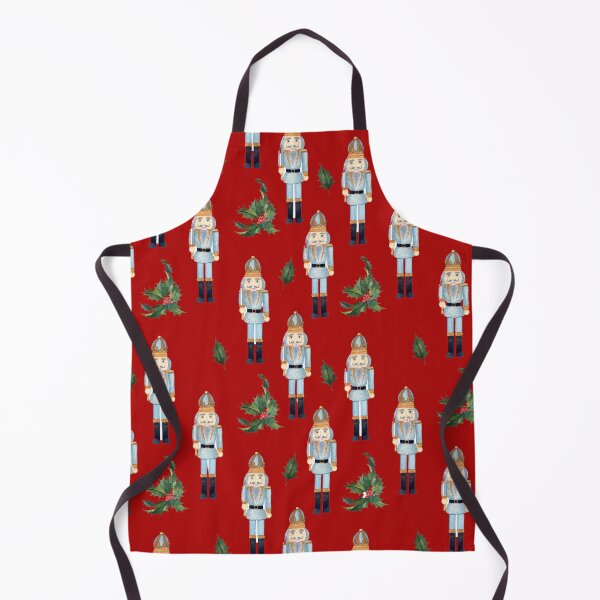 Item preview, Vintage Christmas Blue Nutcrackers on Red designed and sold by silviaol.