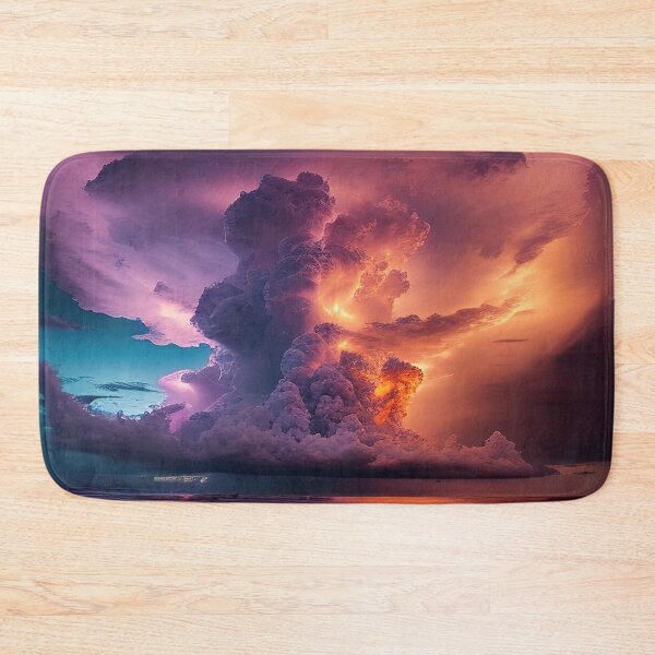 Item preview, Insane weather phenomenon: Colorful Lightning Sky designed and sold by RK - Shop.