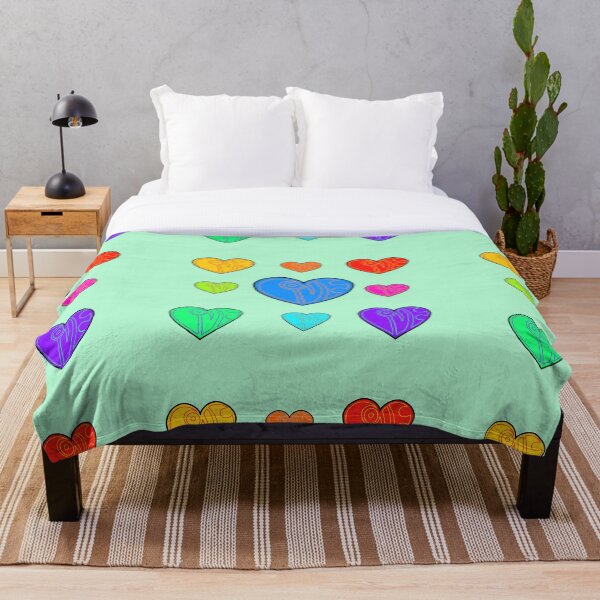 Artikelvorschau, Retro Regenbogen-"LIEBE-" Entwurfs-Herzen entworfen und verkauft von Decaying-corpse.