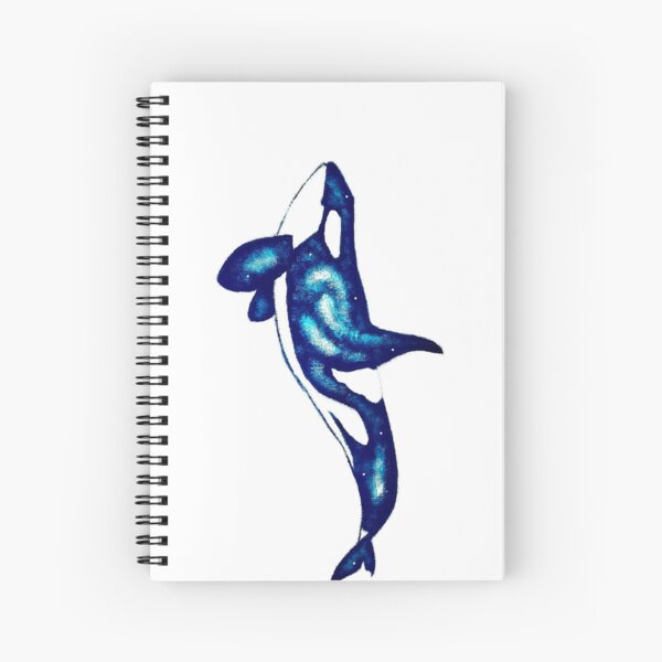 Galaxy orca Spiral Notebook