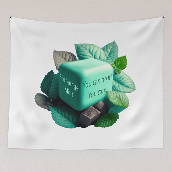 Item preview, Encourage Mint designed and sold by MichellesMedArt.