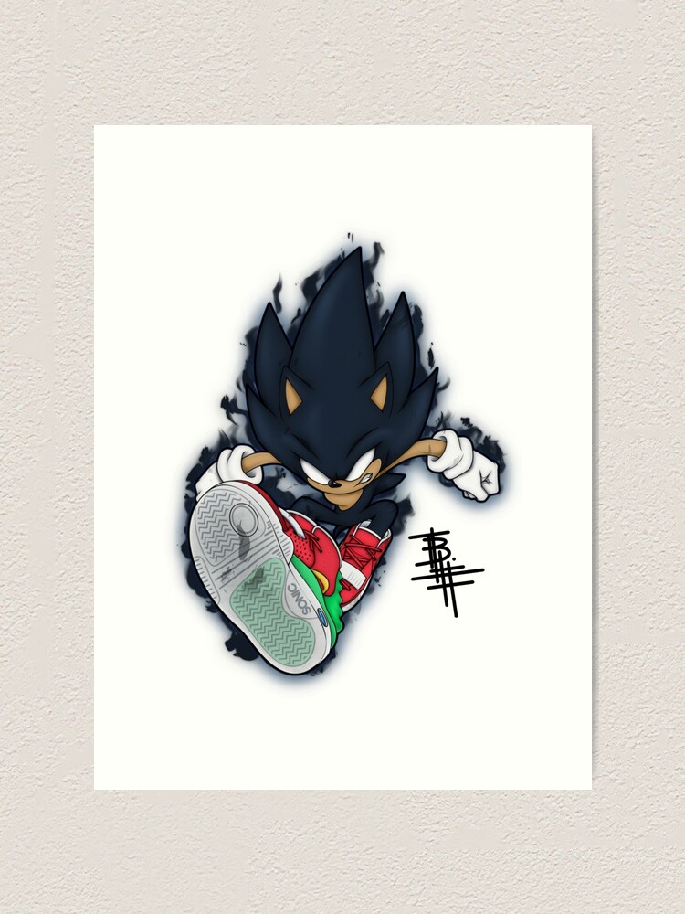 Sonic Art Print 