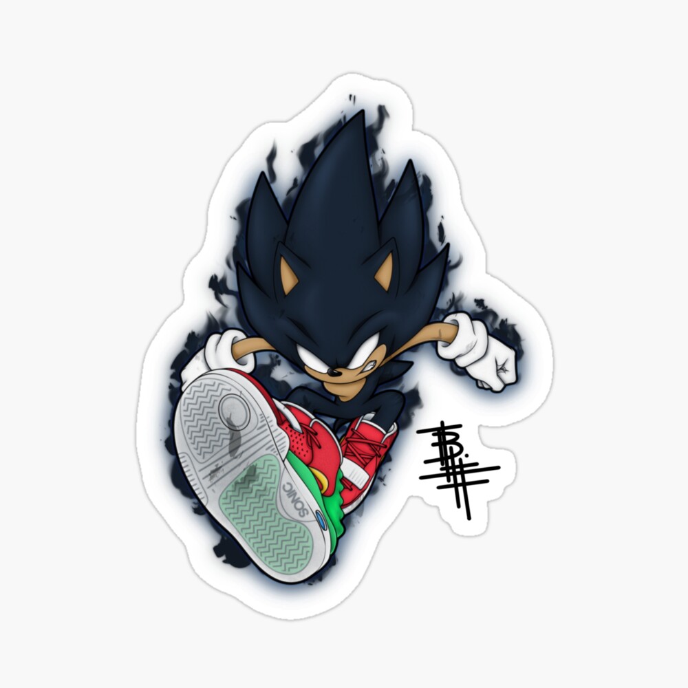 Dark Sonic vs Super Sonic Art Print for Sale by Zentix87