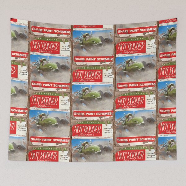 Item preview, HOT RODDER Magazine Vol.1 Issue 1 Shark Paint Schemes (Special Roadster issue) designed and sold by Vault 67 Depot.
