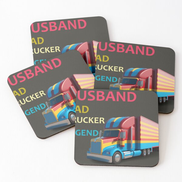 Item preview, Husband dad trucker LEGEND truck driver trucker dad funny trucker designed and sold by SHOP SOUS⭐⭐⭐⭐⭐.